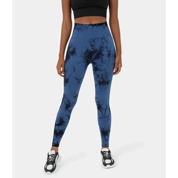 NWT & Bag Halara High Waisted Ruched Butt Lifting Tie Dye Yoga Leggings Size XS - Picture 4 of 16